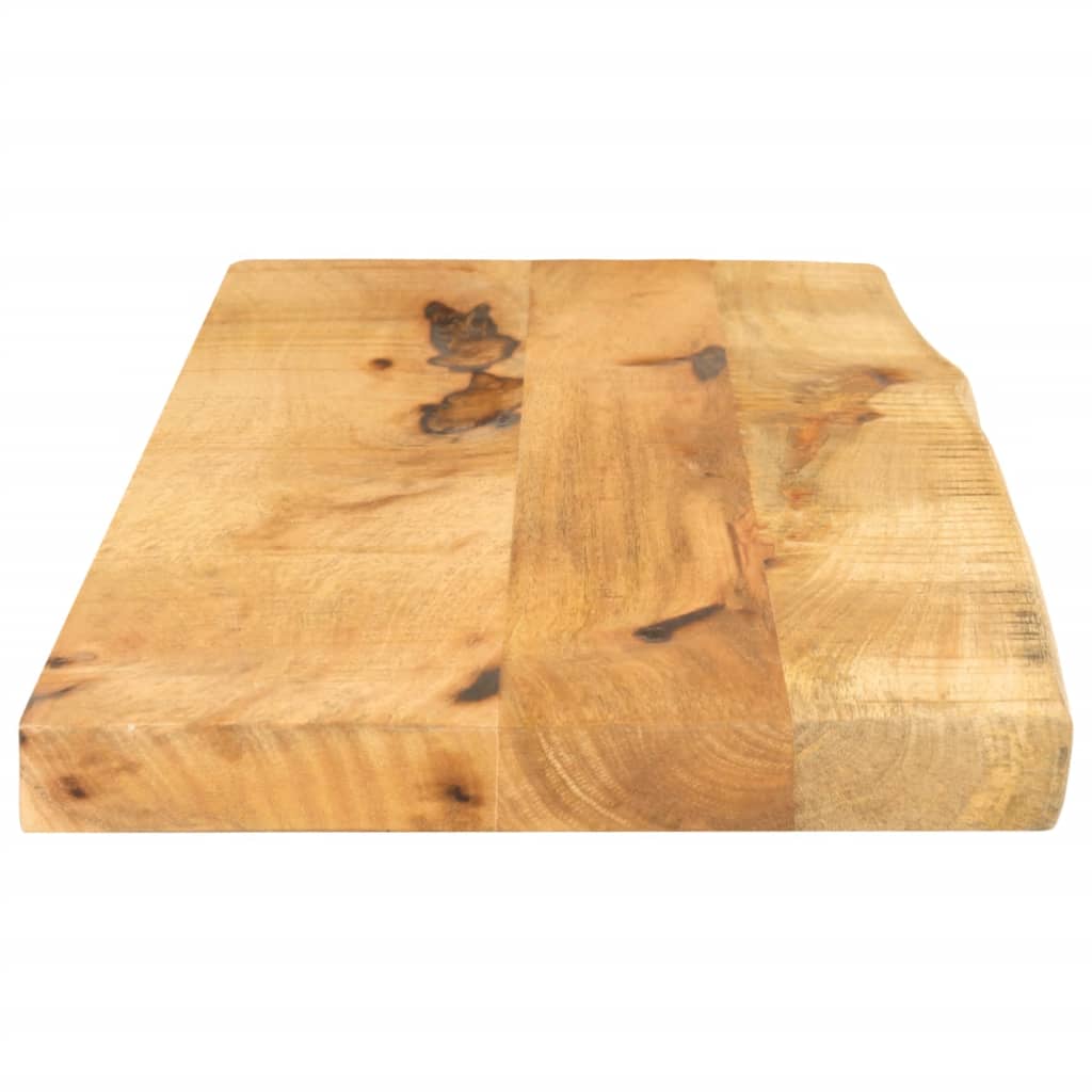 vidaXL Table Top 70x40x3.8 cm Live Edge Solid Wood Rough Mango 4