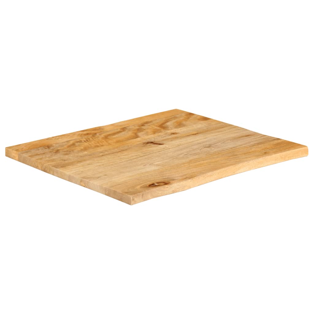 vidaXL Table Top Live Edge 60x60x2.5 cm Solid Wood Mango 2