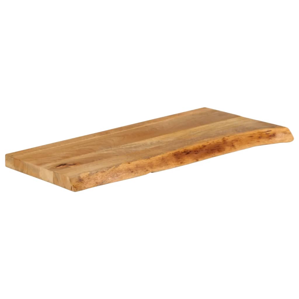 vidaXL Table Top Live Edge 80x40x3.8 cm Solid Wood Mango 2