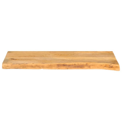 vidaXL Table Top Live Edge 80x40x3.8 cm Solid Wood Mango 3