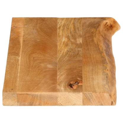vidaXL Table Top Live Edge 80x40x3.8 cm Solid Wood Mango 4