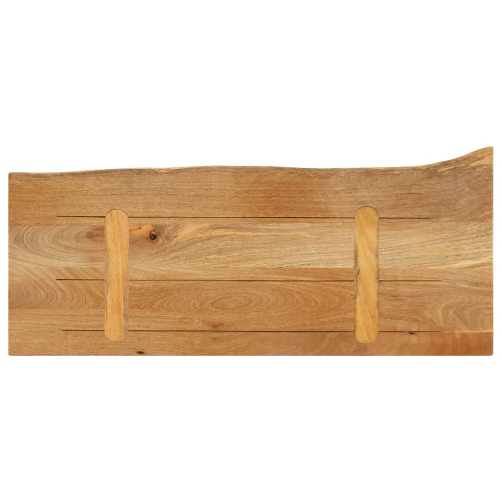 vidaXL Table Top Live Edge 80x40x3.8 cm Solid Wood Mango 5