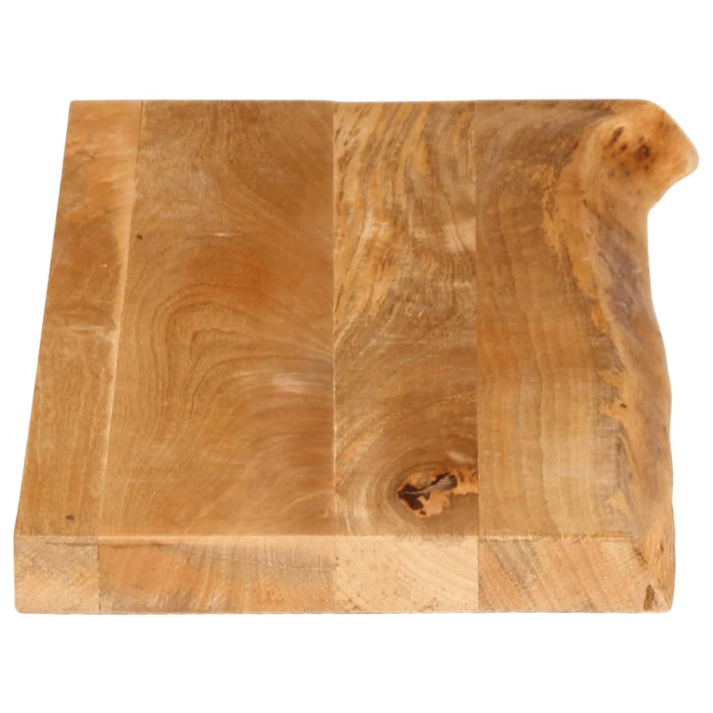 vidaXL Table Top Live Edge 90x40x3.8 cm Solid Wood Mango 4