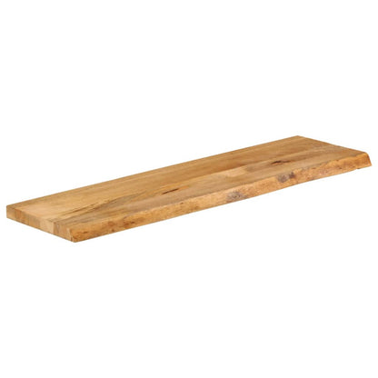 vidaXL Table Top Live Edge 100x40x3.8 cm Solid Wood Mango 2