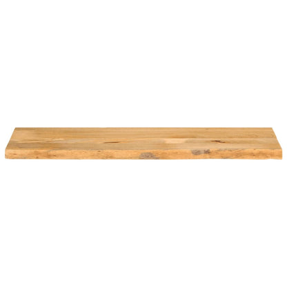 vidaXL Table Top Live Edge 100x40x3.8 cm Solid Wood Mango 3