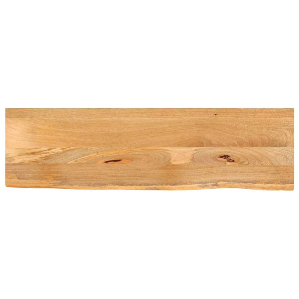 vidaXL Table Top Live Edge 110x40x3.8 cm Solid Wood Mango 1