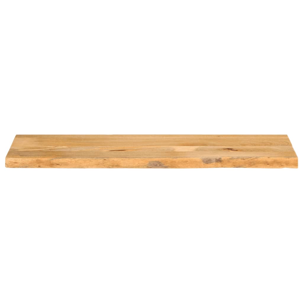 vidaXL Table Top Live Edge 110x40x3.8 cm Solid Wood Mango 3