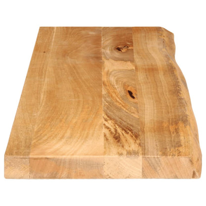 vidaXL Table Top Live Edge 110x40x3.8 cm Solid Wood Mango 4