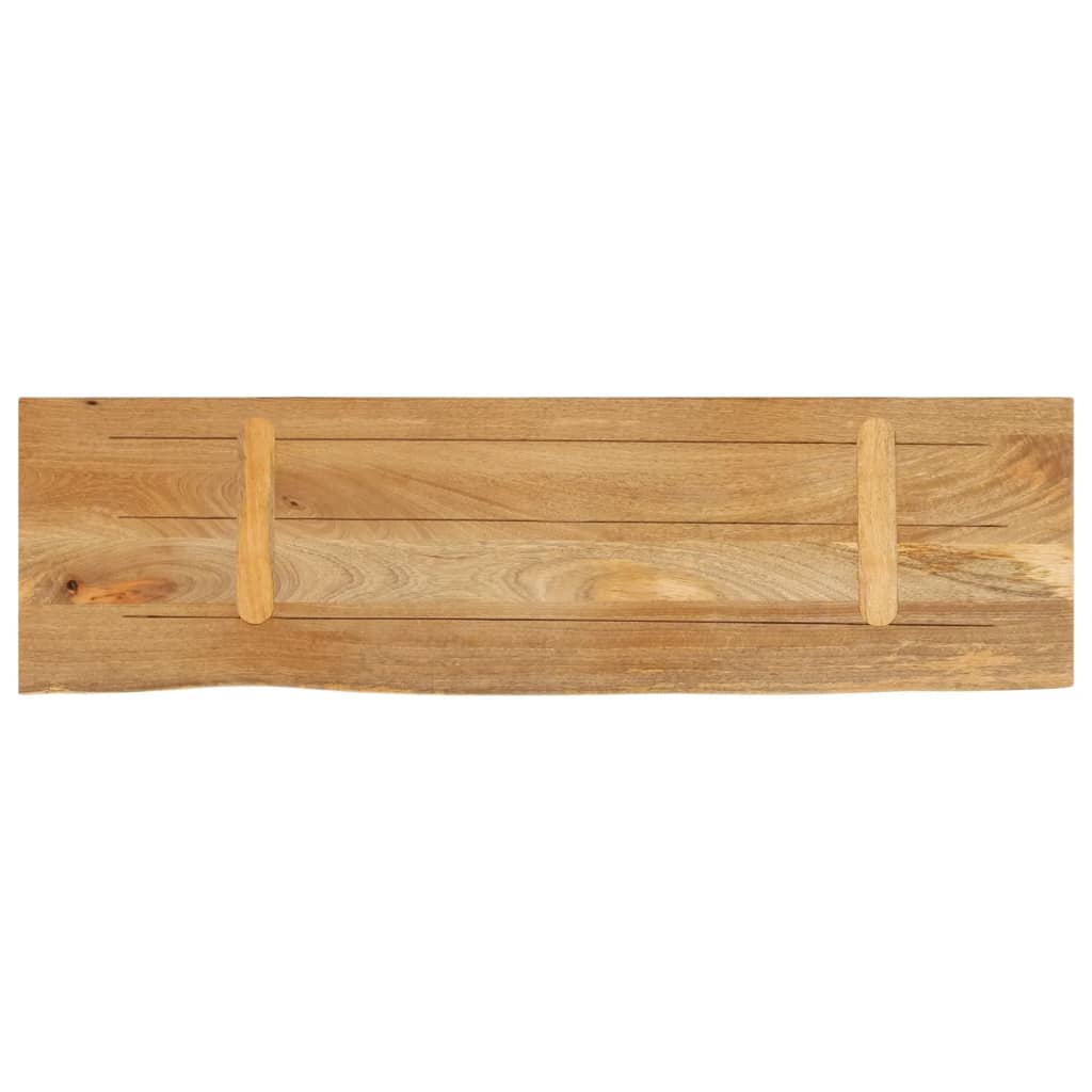 vidaXL Table Top Live Edge 110x40x3.8 cm Solid Wood Mango 5