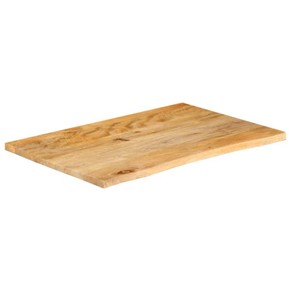 vidaXL Table Top Live Edge 70x60x3.8 cm Solid Wood Mango 2