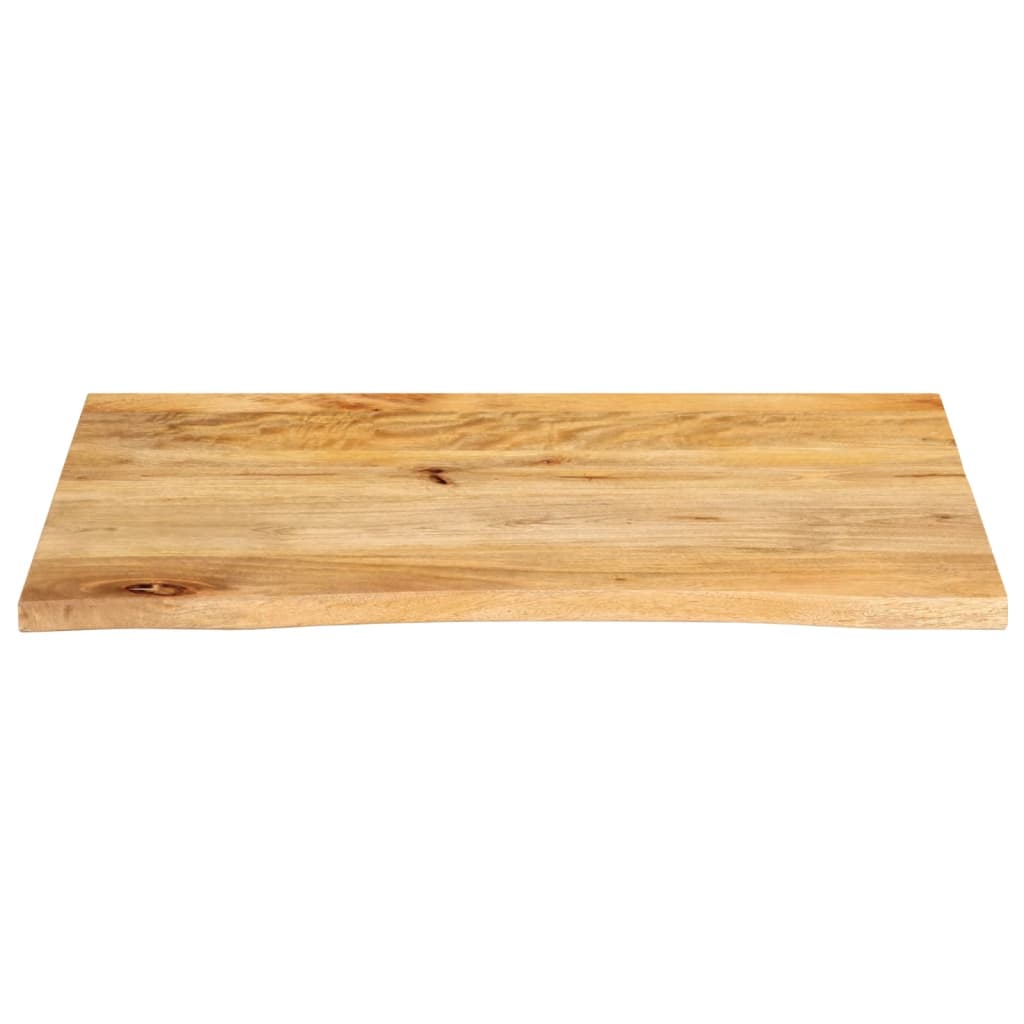 vidaXL Table Top Live Edge 70x60x3.8 cm Solid Wood Mango 3