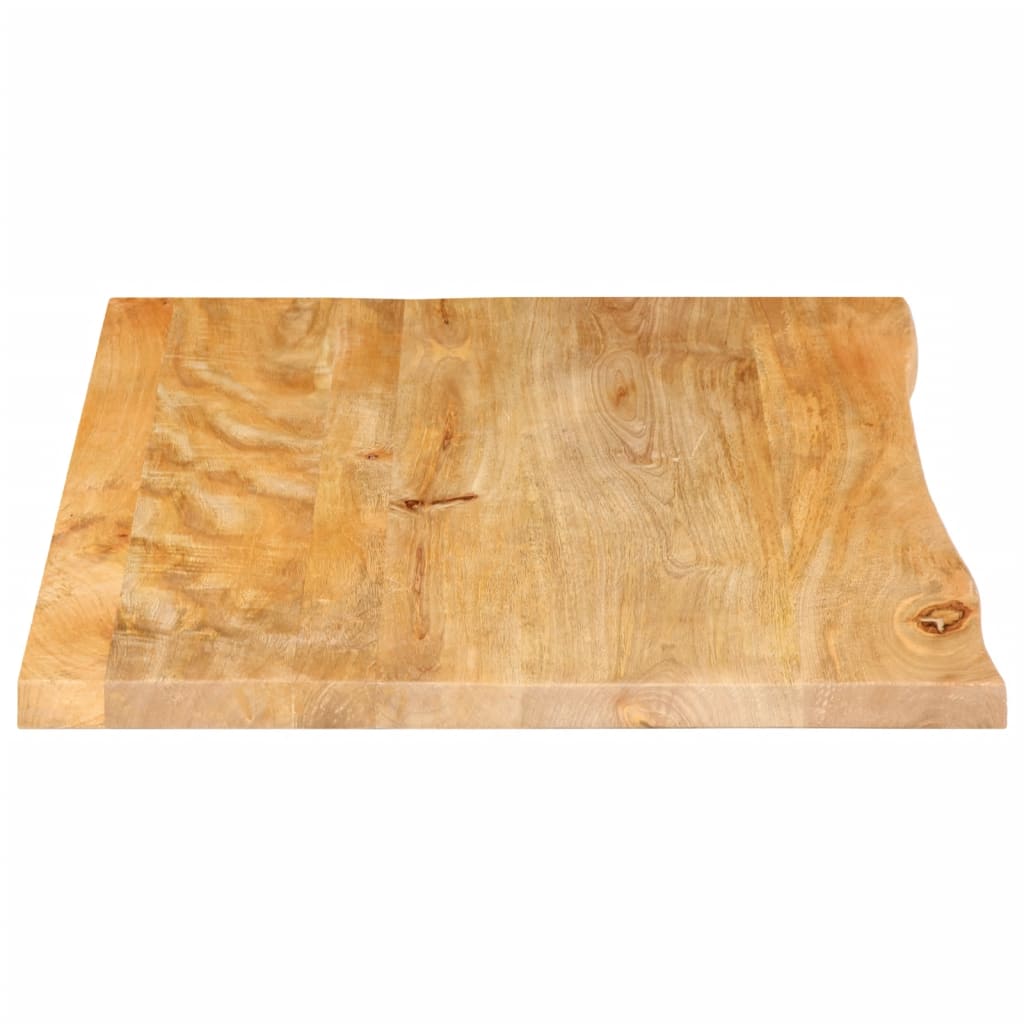 vidaXL Table Top Live Edge 70x60x3.8 cm Solid Wood Mango 4