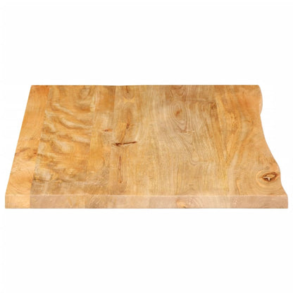 vidaXL Table Top Live Edge 70x60x3.8 cm Solid Wood Mango 4