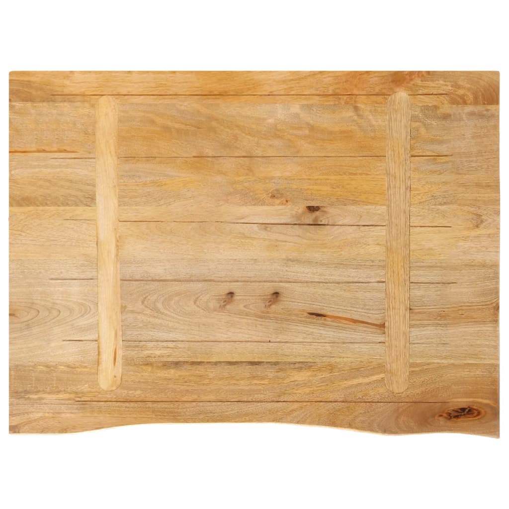 vidaXL Table Top Live Edge 70x60x3.8 cm Solid Wood Mango 5