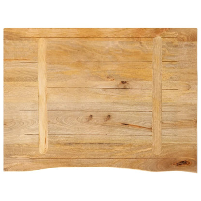 vidaXL Table Top Live Edge 70x60x3.8 cm Solid Wood Mango 5