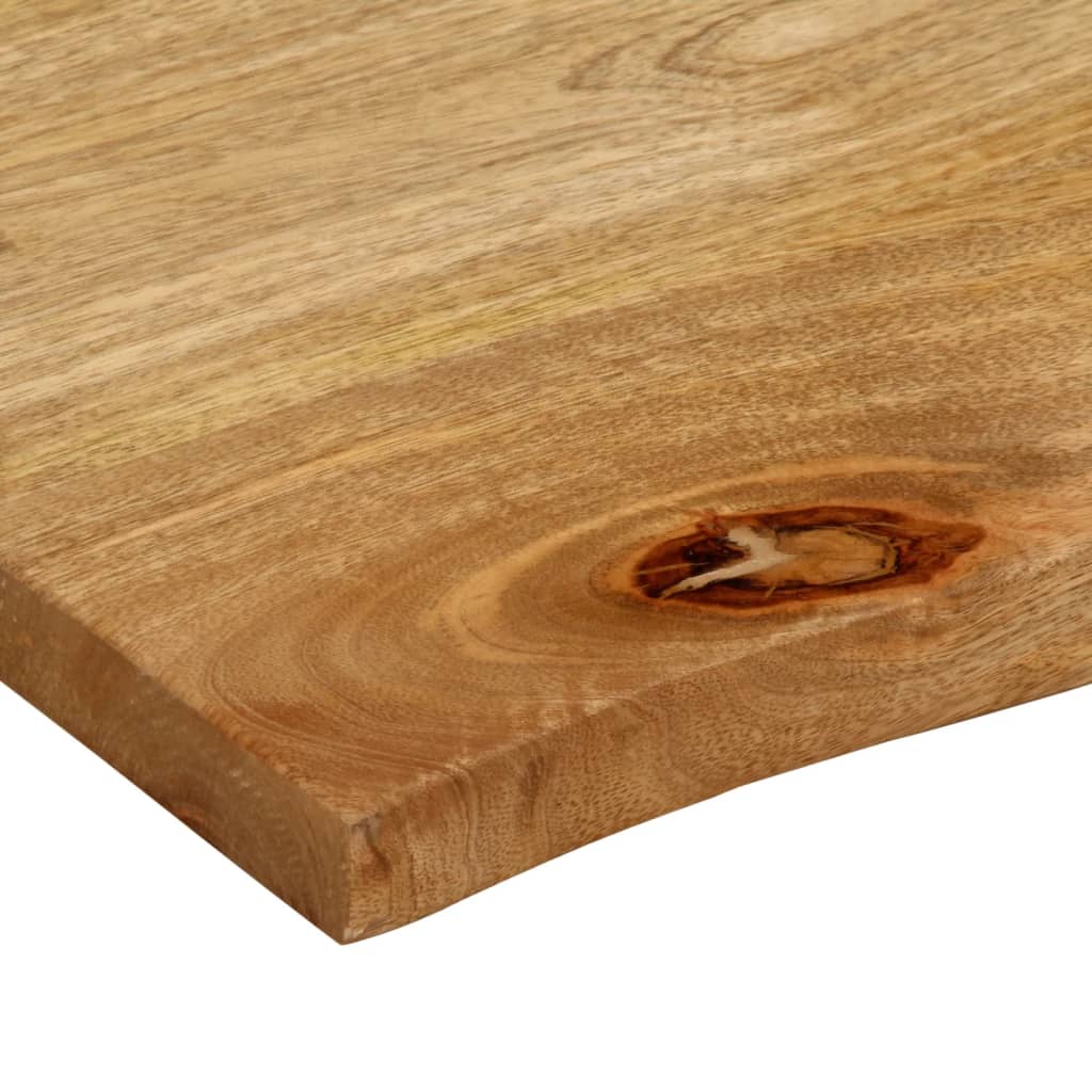 vidaXL Table Top Live Edge 70x60x3.8 cm Solid Wood Mango 6