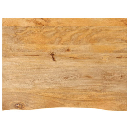 vidaXL Table Top Live Edge 60x60x3.8 cm Solid Wood Mango Natural Solid Mango Wood