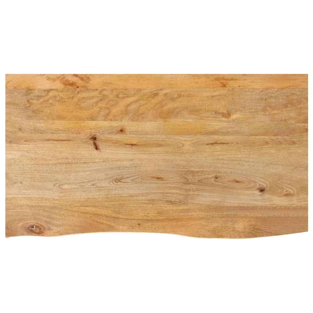 vidaXL Table Top Live Edge 60x60x3.8 cm Solid Wood Mango Natural Solid Mango Wood