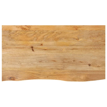vidaXL Table Top Live Edge 60x60x3.8 cm Solid Wood Mango Natural Solid Mango Wood