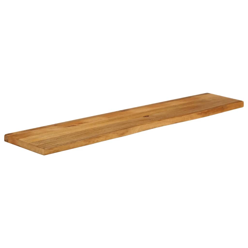 vidaXL Table Top Live Edge 140x20x2.5 cm Solid Wood Mango 2