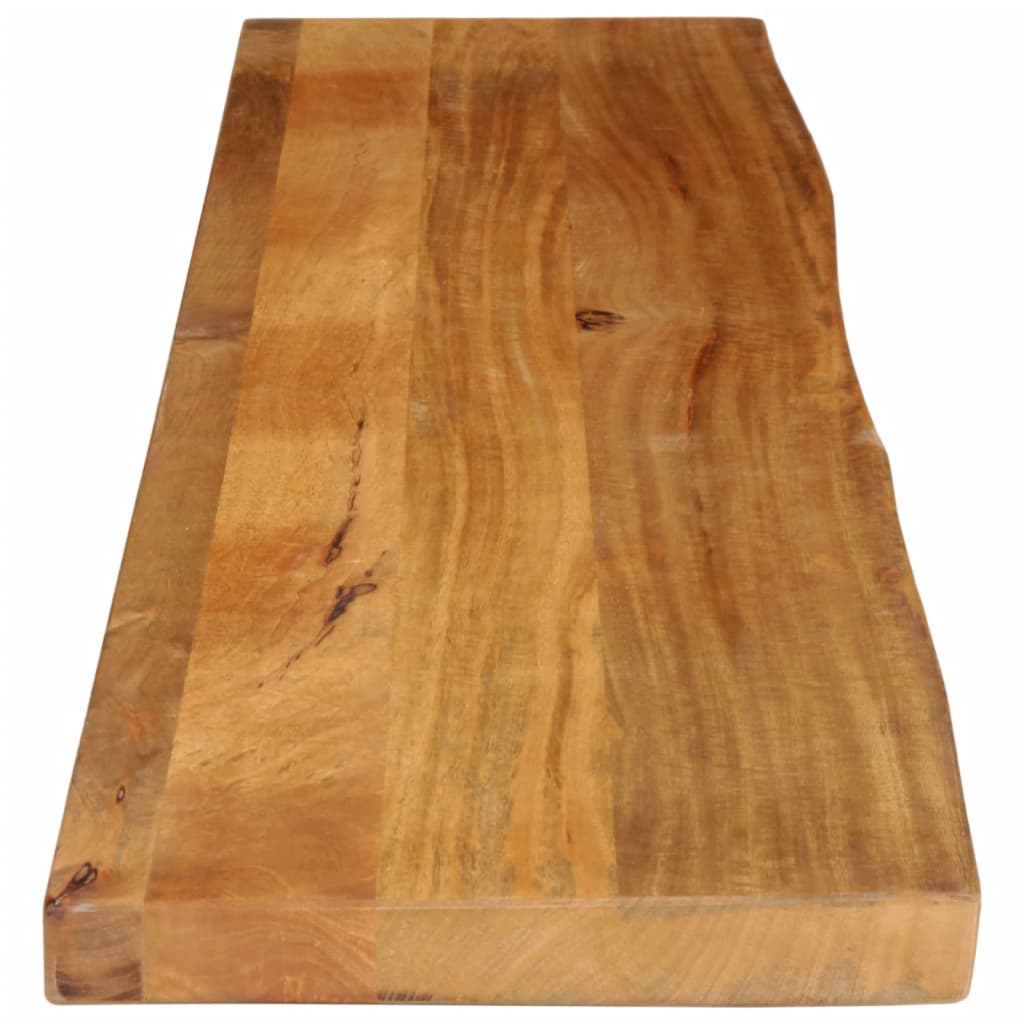 vidaXL Table Top Live Edge 140x20x2.5 cm Solid Wood Mango 4