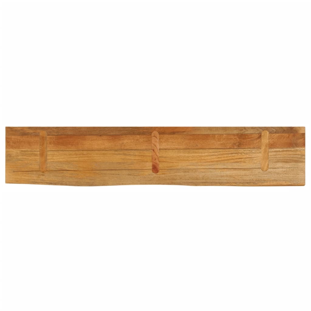 vidaXL Table Top Live Edge 160x20x2.5 cm Solid Wood Mango 5