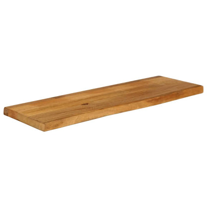 vidaXL Table Top Live Edge 110x30x2.5 cm Solid Wood Mango 2