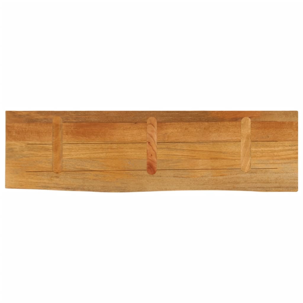 vidaXL Table Top Live Edge 110x30x2.5 cm Solid Wood Mango 5