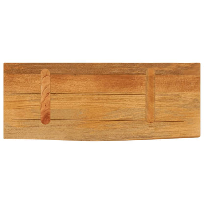 vidaXL Table Top Live Edge 80x40x2.5 cm Solid Wood Mango 5
