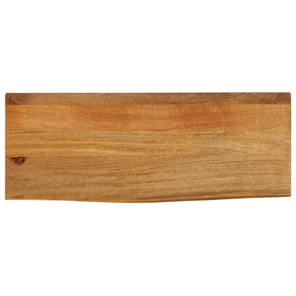 vidaXL Table Top Live Edge 90x40x2.5 cm Solid Wood Mango 1