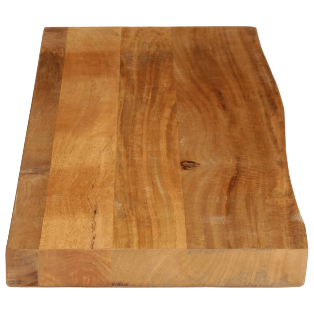 vidaXL Table Top Live Edge 100x40x2.5 cm Solid Wood Mango 4