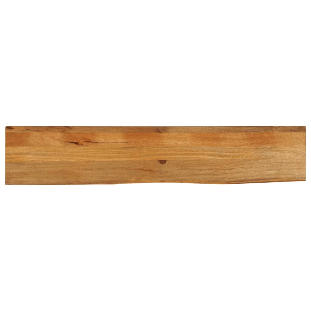 vidaXL Table Top Live Edge 40x40x2.5 cm Solid Wood Mango Oak Finished