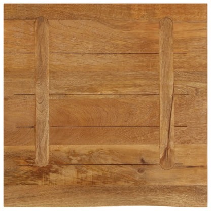 vidaXL Table Top Live Edge 60x60x2.5 cm Solid Wood Mango 5