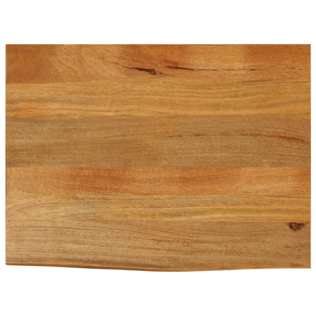 vidaXL Table Top Live Edge 60x60x2.5 cm Solid Wood Mango Oak Finished