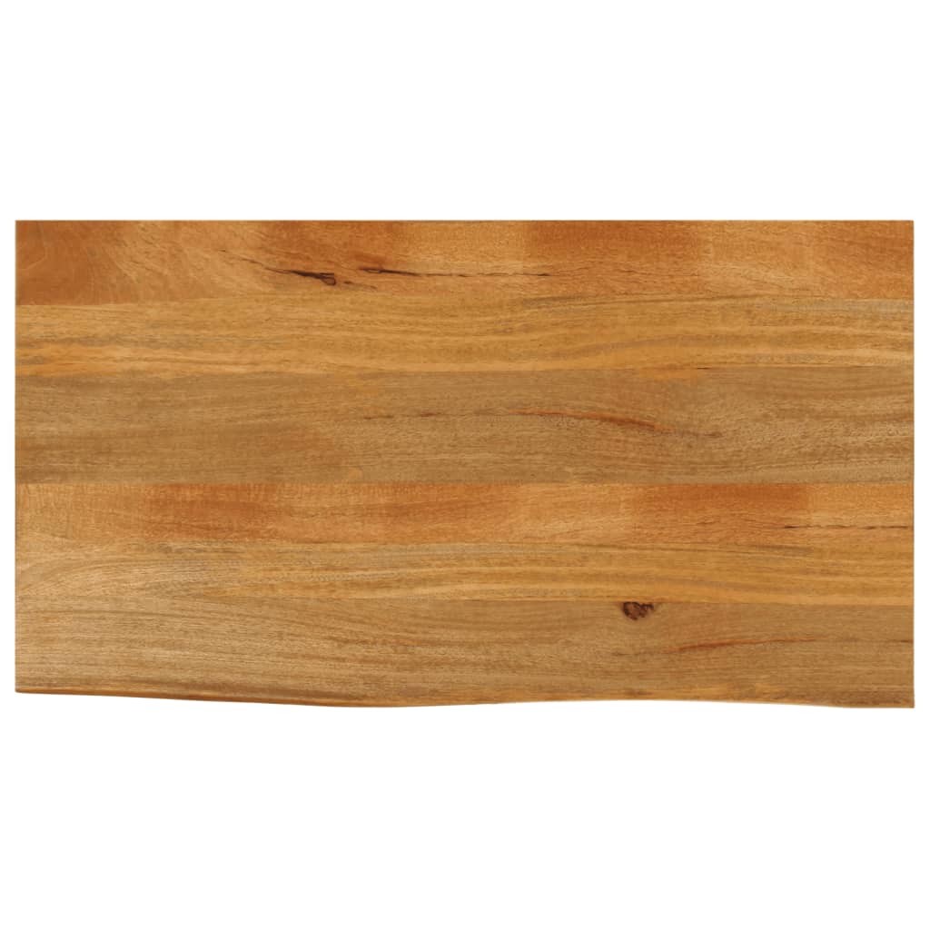 vidaXL Table Top Live Edge 60x60x2.5 cm Solid Wood Mango Oak Finished