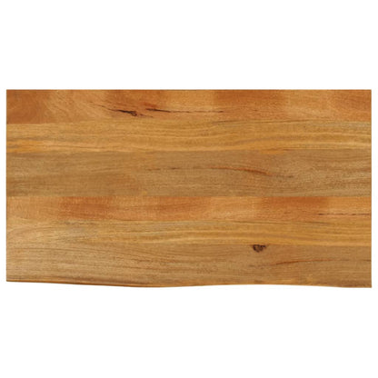 vidaXL Table Top Live Edge 60x60x2.5 cm Solid Wood Mango Oak Finished
