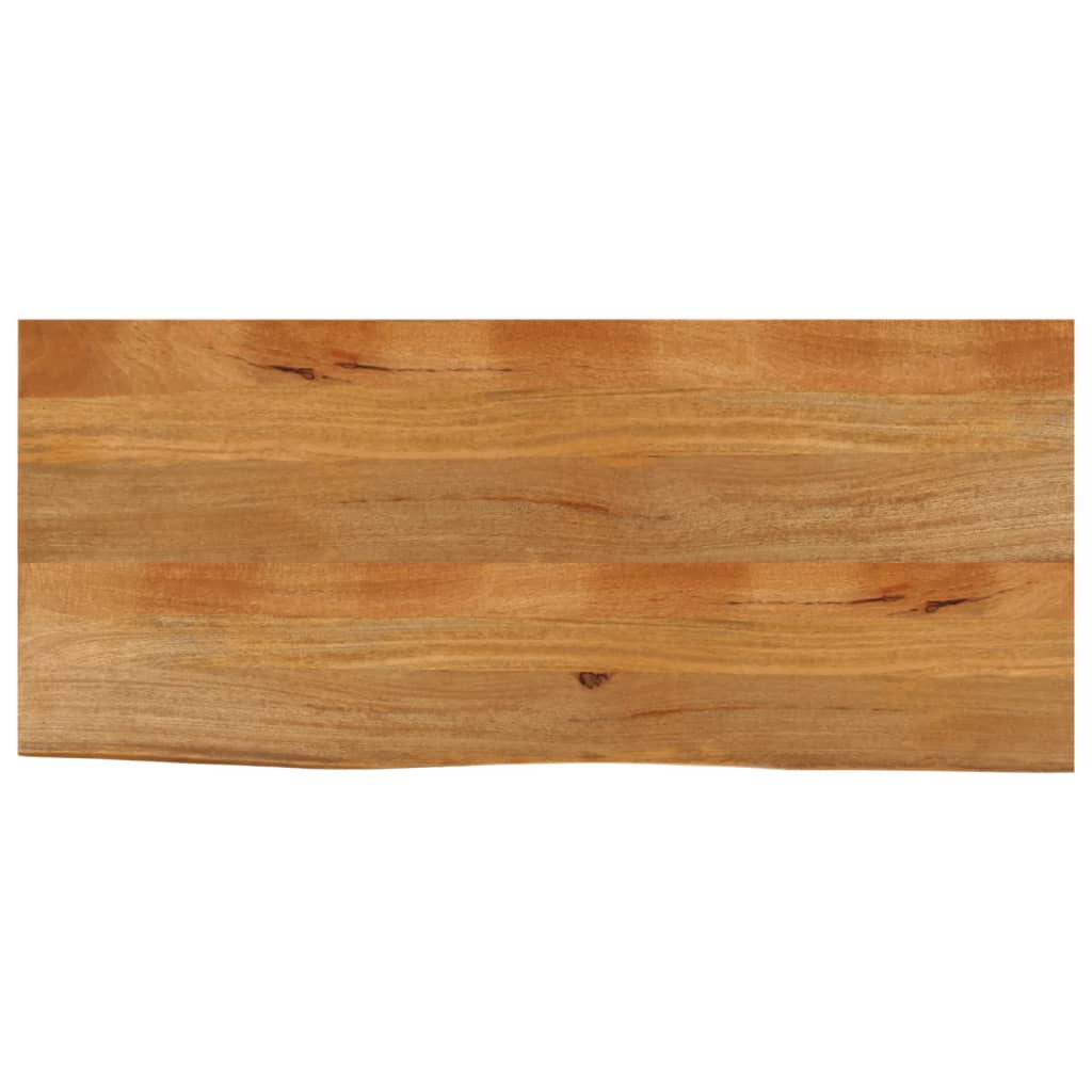 vidaXL Table Top Live Edge 60x60x2.5 cm Solid Wood Mango Oak Finished