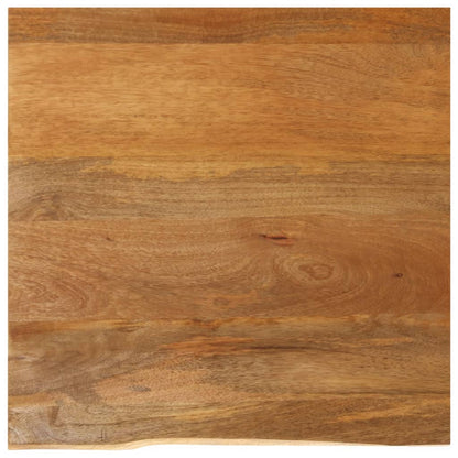 vidaXL Table Top Live Edge 80x80x2.5 cm Solid Wood Mango 1