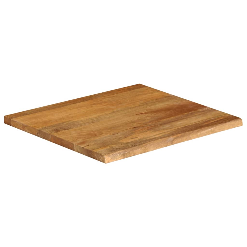 vidaXL Table Top Live Edge 80x80x2.5 cm Solid Wood Mango 2