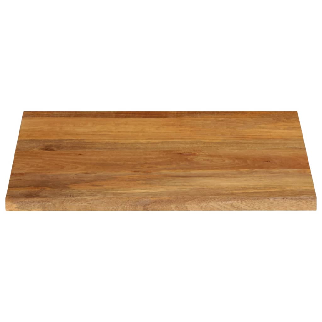 vidaXL Table Top Live Edge 80x80x2.5 cm Solid Wood Mango 3