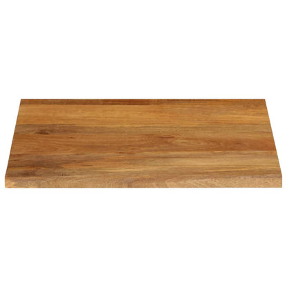vidaXL Table Top Live Edge 80x80x2.5 cm Solid Wood Mango 3
