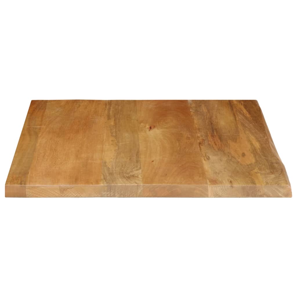 vidaXL Table Top Live Edge 80x80x2.5 cm Solid Wood Mango 4