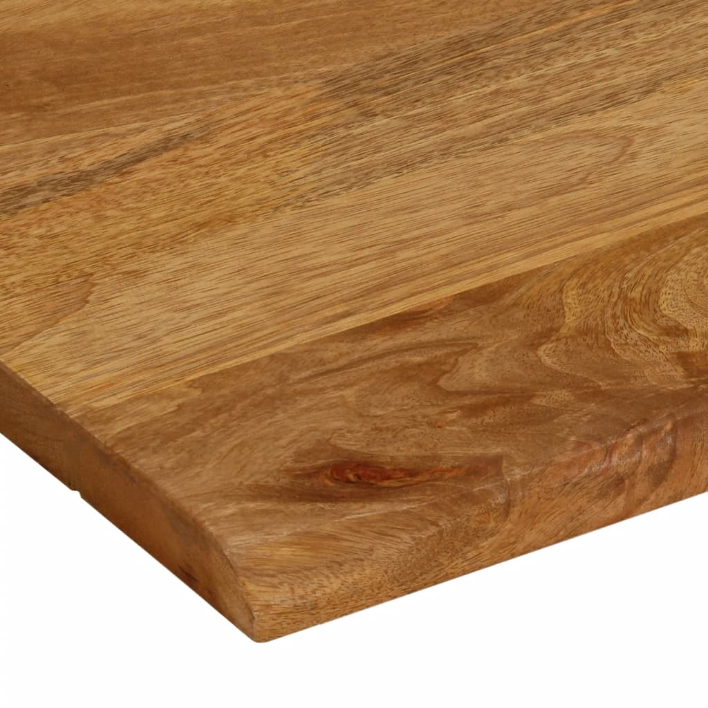 vidaXL Table Top Live Edge 80x80x2.5 cm Solid Wood Mango 6