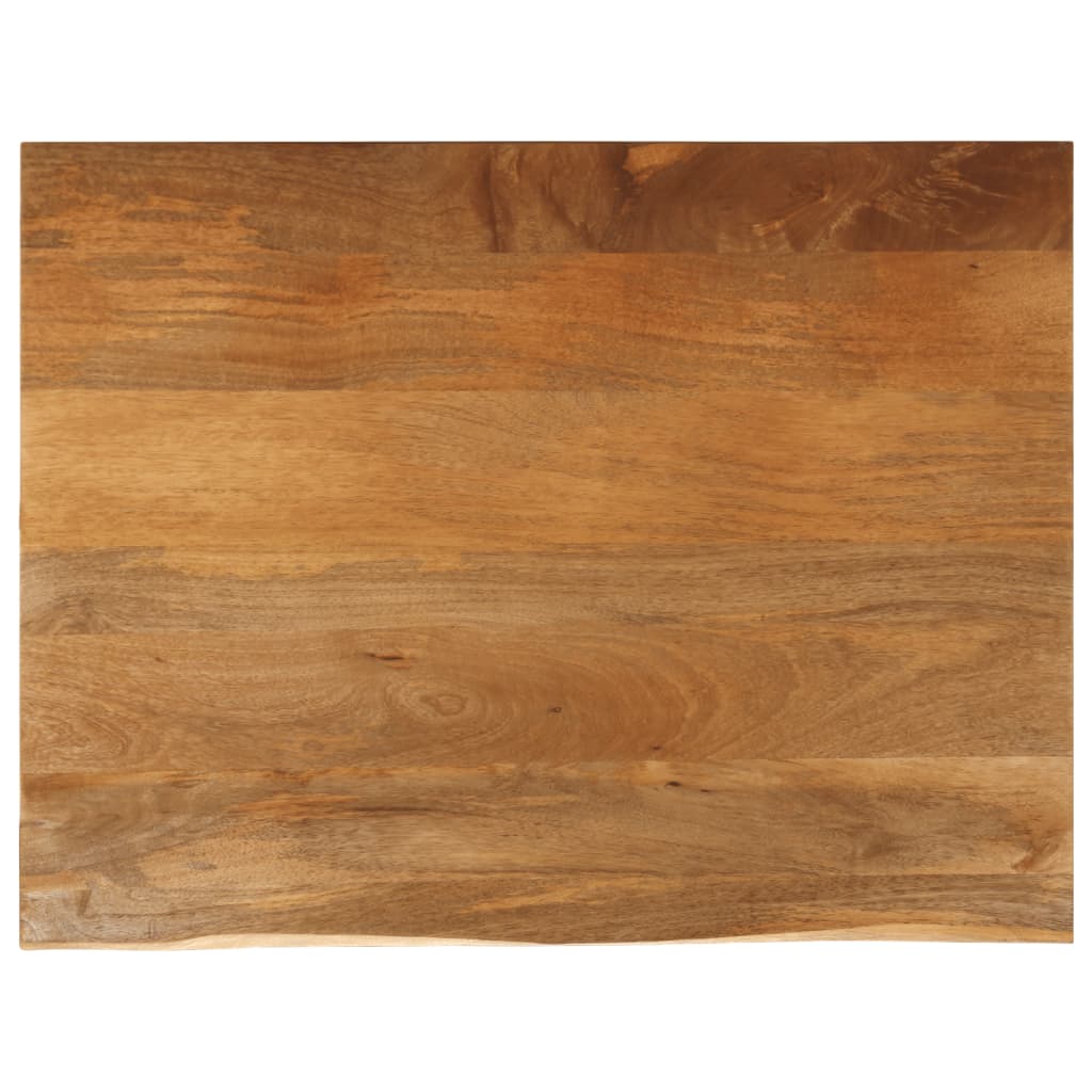 vidaXL Table Top Live Edge 90x80x2,5 cm Solid Wood Mango 1