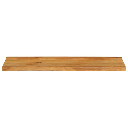 vidaXL Table Top Live Edge 120x20x3.8 cm Solid Wood Mango 3