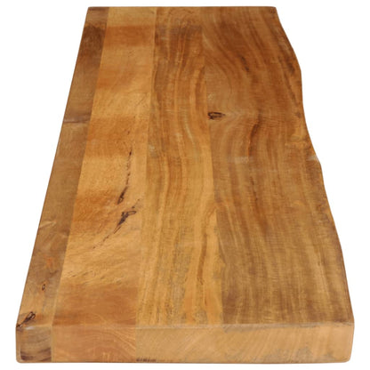 vidaXL Table Top Live Edge 160x20x3,8 cm Solid Wood Mango 5