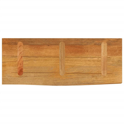 vidaXL Table Top Live Edge 90x30x3,8 cm Solid Wood Mango 4