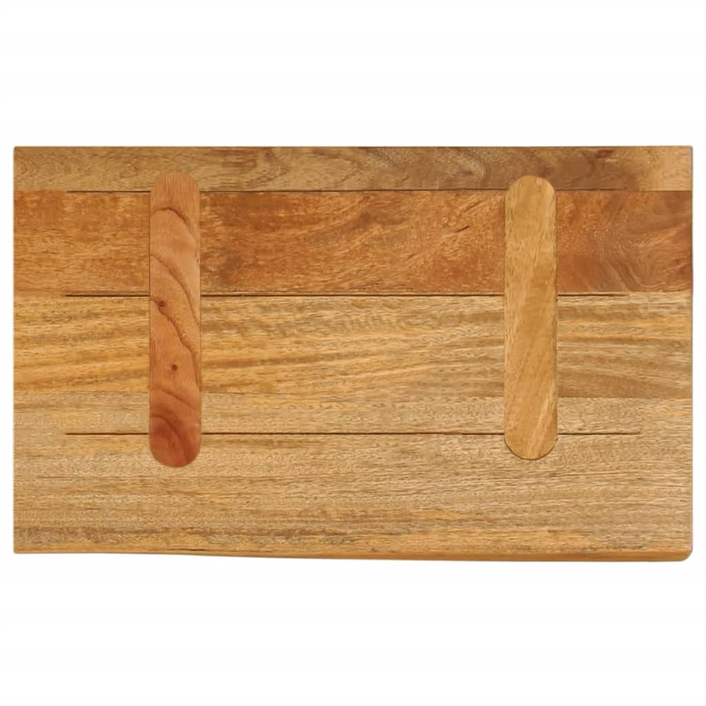 vidaXL Table Top Live Edge 60x40x3.8 cm Solid Wood Mango 5