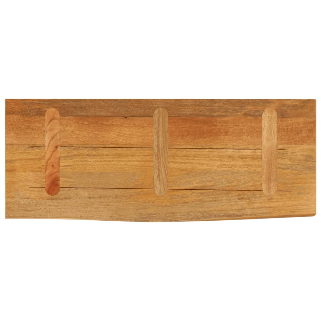 vidaXL Table Top Live Edge 90x40x3.8 cm Solid Wood Mango 5