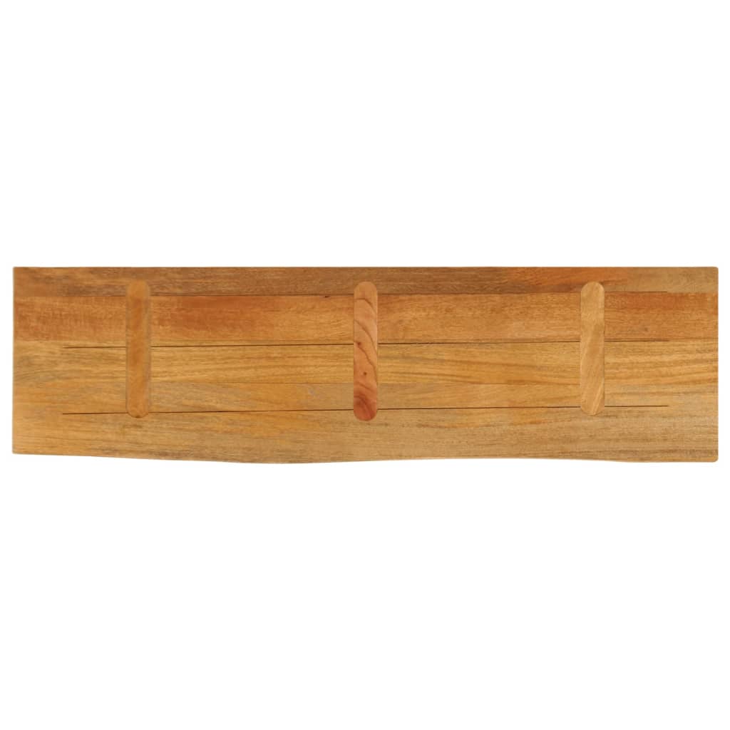 vidaXL Table Top Live Edge 110x40x3.8 cm Solid Wood Mango 5